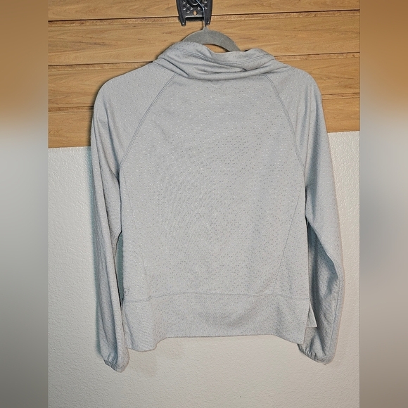 Puma Peformance Pullover Size Medium Gray Wrap Collar - Picture 6 of 8